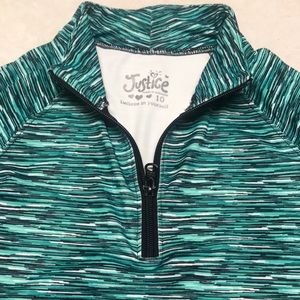 Justice Shirts & Tops - Teal Dri-fit pullover from Justice Justice Shirts & Tops - Teal Dri-fit pullover from Justice
